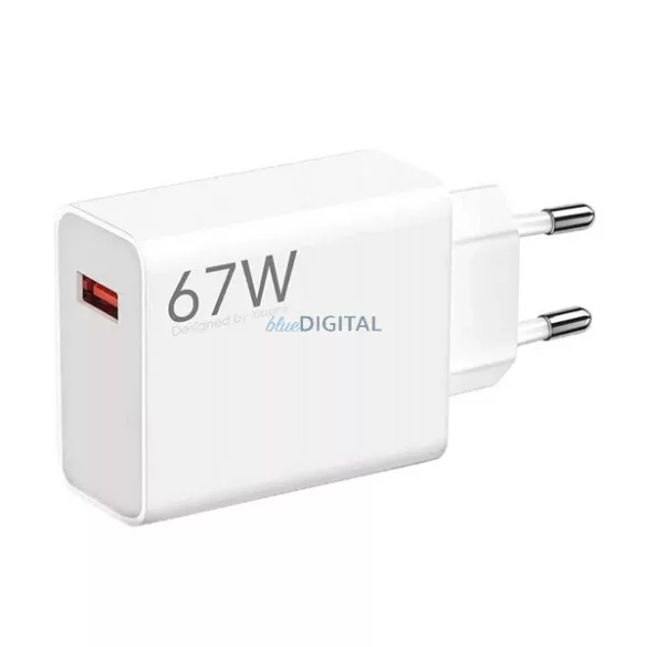 XIAOMI HYPERCHARGE hálózati töltő USB aljzat (67W, gyorstöltő) FEHÉR