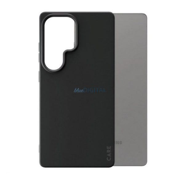 PANZERGLASS CARE FASHIONABLE szilikon telefonvédő (ütésállóság, ultravékony, kameravédő) FEKETE Samsung Galaxy S25 Ultra (SM-S938)