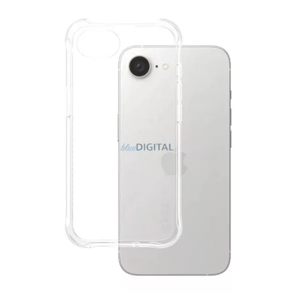 PANZERGLASS CARE SAMBA szilikon telefonvédő (ütésállóság, légpárnás sarok, kameravédő) ÁTLÁTSZÓ Apple iPhone 16e