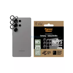   PANZERGLASS HOOPS kameravédő üveg (9H + segédkeret) FEKETE Samsung Galaxy S25 Ultra (SM-S938)