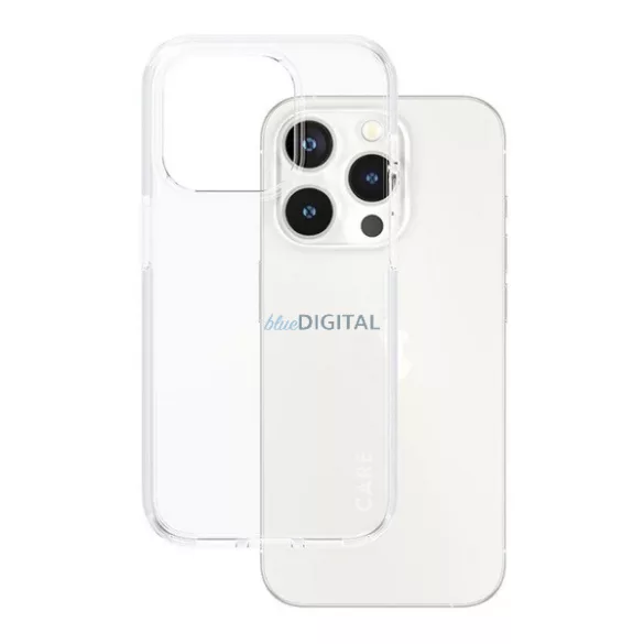 PANZERGLASS CARE FLAGSHIP URBAN COMBAT CASE szilikon telefonvédő (ütésállóság, kameravédő) ÁTLÁTSZÓ Apple iPhone 15 Pro