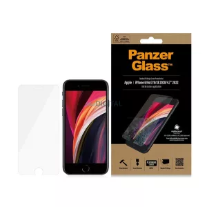 PANZERGLASS STANDARD FIT ANTIBACTERIAL képernyővédő üveg (karcálló, antibakteriális) ÁTLÁTSZÓ Apple iPhone SE 2 (2020), iPhone SE (2016), iPhone 7 4.7