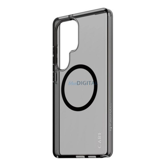 PANZERGLASS CARE FLAGSHIP URBAN COMBAT SMOKEY CASE szilikon telefonvédő (ütésállóság, kameravédő, wireless) FEKETE Samsung Galaxy S25 Ultra (SM-S938)