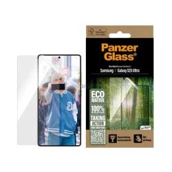   PANZERGLASS ECO MATRIX képernyővédő üveg (flexibilis, karcálló + segédkeret) ÁTLÁTSZÓ Samsung Galaxy S25 Ultra (SM-S938)