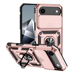   Defender szilikon telefonvédő (ütésállóság, tartógyűrű, kameravédő) ROZÉARANY Apple iPhone 17 Air