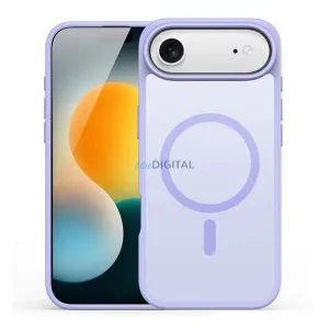 DUX DUCIS YIND szilikon telefonvédő (ütésállóság, kameravédő, matt, MagSafe) LILA Apple iPhone Air