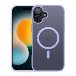   DUX DUCIS YIND szilikon telefonvédő (ütésállóság, kameravédő, matt, MagSafe) LILA Apple iPhone 17