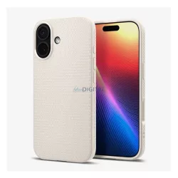   SPIGEN LIQUID AIR szilikon telefonvédő (ütésállóság, légpárnás sarok, rombusz) BÉZS Apple iPhone 17
