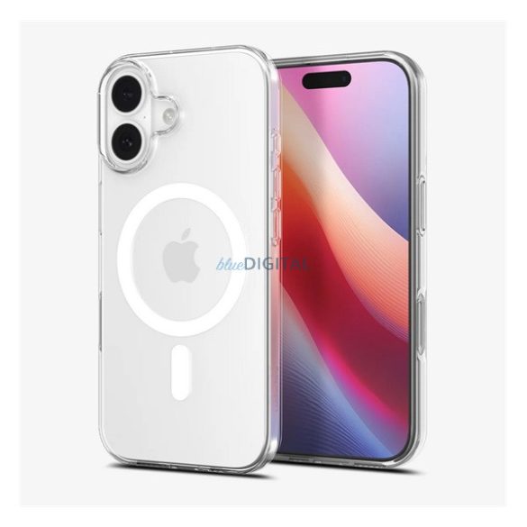 SPIGEN LIQUID CRYSTAL MAGSAFE szilikon telefonvédő (ütésállóság, légpárnás sarok, MagSafe) ÁTLÁTSZÓ Apple iPhone 17