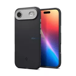   SPIGEN NANO POP szilikon telefonvédő (kameravédő, MagSafe) FEKETE Apple iPhone 17 Air