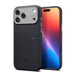   SPIGEN NANO POP szilikon telefonvédő (kameravédő, MagSafe) FEKETE Apple iPhone 17 Pro