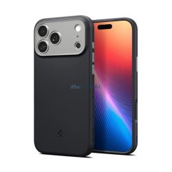   SPIGEN NANO POP szilikon telefonvédő (kameravédő, MagSafe) FEKETE Apple iPhone 17 Pro Max