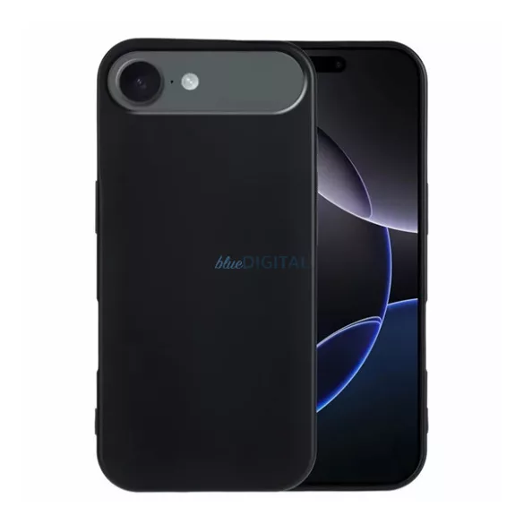 Szilikon telefonvédő (matt) FEKETE Apple iPhone 17 Air