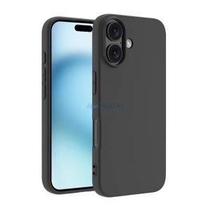 Szilikon telefonvédő (matt) FEKETE Apple iPhone 17