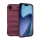 Szilikon telefonvédő (ütésállóság, kameravédő, 3D) BORDÓ Apple iPhone 17 Air