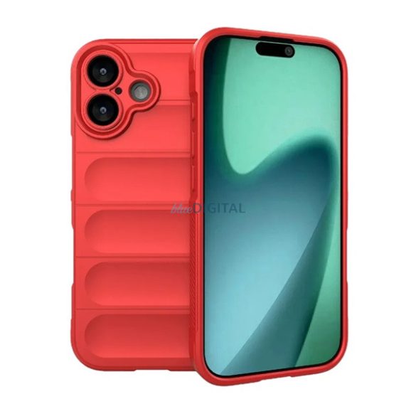 Szilikon telefonvédő (ütésállóság, kameravédő, 3D) PIROS Apple iPhone 17