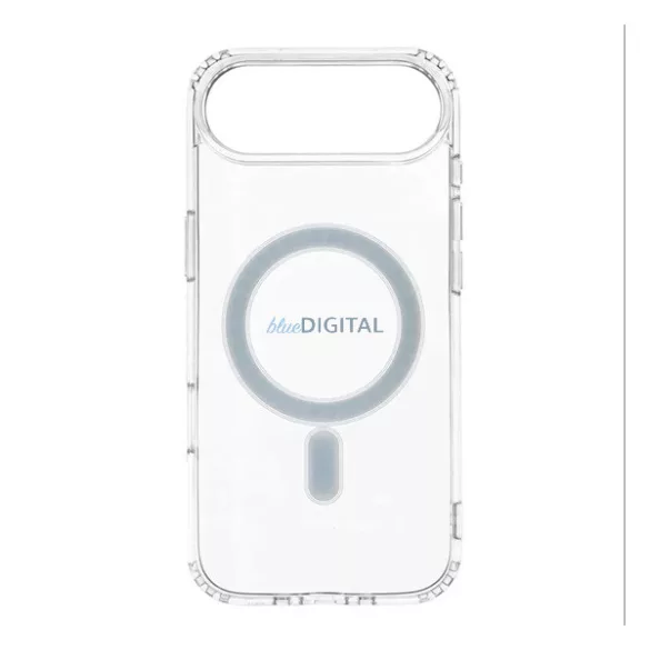 Szilikon telefonvédő (ütésállóság, légpárnás sarok, MagSafe) ÁTLÁTSZÓ Apple iPhone 17 Air