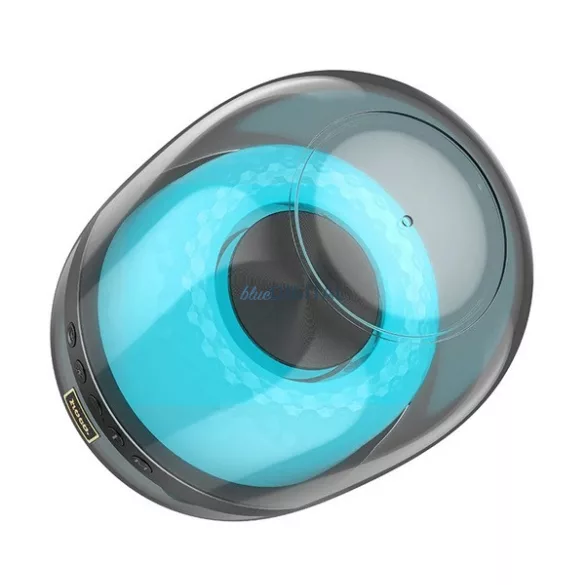 HOCO BS58 bluetooth hordozható hangszóró (v5.1, 1800mAh belső akku, TF kártyaolvasó, USB, AUX, LED világítás) FEKETE