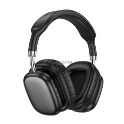   HOCO W52 bluetooth fejhallgató SZTEREO (v5.4, TF kártyaolvasó, 3.5mm jack aljzat) FEKETE