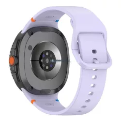   Pótszíj (egyedi méret, L méret, szilikon, állítható) LILA SamsungGalaxy Watch 8 eSIM 44mm (SM-L335), Galaxy Watch 8 eSIM 40mm (SM-L325)