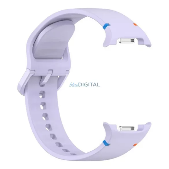 Pótszíj (egyedi méret, L méret, szilikon, állítható) LILA SamsungGalaxy Watch 8 eSIM 44mm (SM-L335), Galaxy Watch 8 eSIM 40mm (SM-L325)