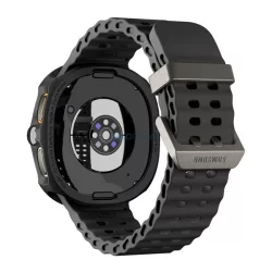   SPIGEN LIQUID AIR szilikon óra keret (ütésállóság) FEKETE Samsung Galaxy Watch 8 eSIM 40mm (SM-L325), Galaxy Watch 8 40mm (SM-L320)