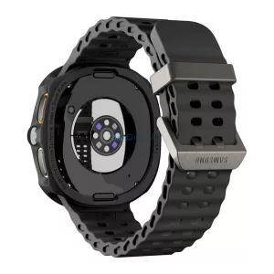 SPIGEN LIQUID AIR szilikon óra keret (ütésállóság) FEKETE Samsung Galaxy Watch 8 eSIM 40mm (SM-L325), Galaxy Watch 8 40mm (SM-L320)