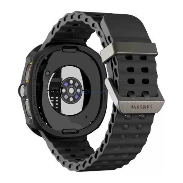 SPIGEN LIQUID AIR szilikon óra keret (ütésállóság) FEKETE Samsung Galaxy Watch 8 eSIM 40mm (SM-L325), Galaxy Watch 8 40mm (SM-L320)