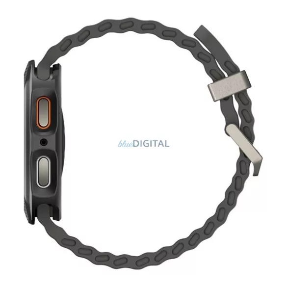 SPIGEN LIQUID AIR szilikon óra keret (ütésállóság) FEKETE Samsung Galaxy Watch 8 eSIM 40mm (SM-L325), Galaxy Watch 8 40mm (SM-L320)