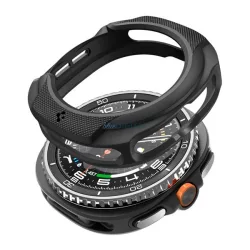   SPIGEN LIQUID AIR szilikon óra keret (ütésállóság) FEKETE Samsung Galaxy Watch 8 Classic eSIM 46mm (SM-L505), Galaxy Watch 8 Classic 46mm (SM-L500)
