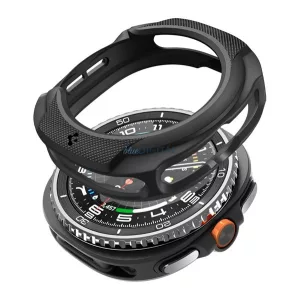 SPIGEN LIQUID AIR szilikon óra keret (ütésállóság) FEKETE Samsung Galaxy Watch 8 Classic eSIM 46mm (SM-L505), Galaxy Watch 8 Classic 46mm (SM-L500)
