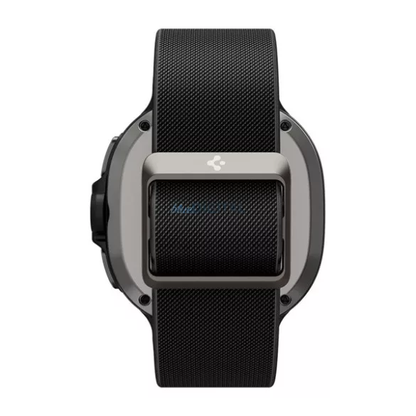 SPIGEN LITE FIT pótszíj (egyedi méret, textil) FEKETE Samsung Galaxy Watch 8 eSIM 44mm (SM-L335), Galaxy Watch 8 eSIM 40mm (SM-L325), Galaxy Watch 8 Classic 46mm (SM-L500)