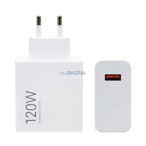XIAOMI MDY-16-EN hálózati töltő USB aljzat (120W, PD gyorstöltő) FEHÉR