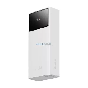 BASEUS ENERFILL FP41 vésztöltő Type-C+2 USB aljzat (30000mAh, 22.5W, PD gyorstöltő, LED kijelző) FEHÉR