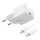 BASEUS PALM 1C hálózati töltő Type-C aljzat (20W, PD gyorstöltő 3.0 + Type-C kábel) FEHÉR