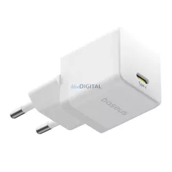   BASEUS PALM hálózati töltő Type-C aljzat (20W, PD gyorstöltő 3.0) FEHÉR