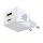 BASEUS PALM hálózati töltő USB+Type-C aljzat (30W, PD gyorstöltő 3.0) FEHÉR