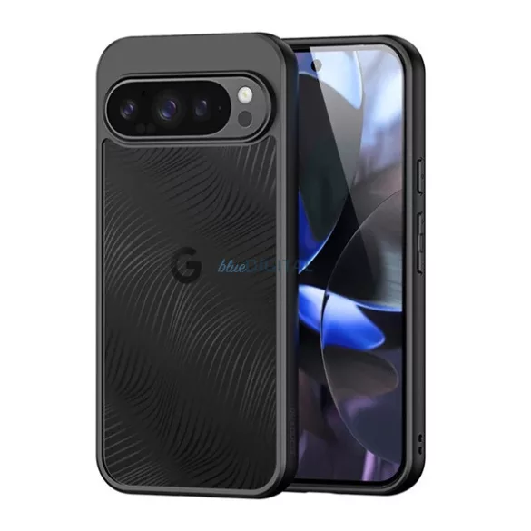 DUX DUCIS AIMO szilikon telefonvédő (ütésállóság, kameravédő, matt, hullám) FEKETE Google Pixel 10 Pro XL