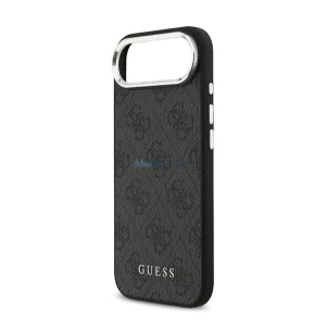 GUESS 4G MAGSAFE szilikon telefonvédő (ütésállóság, műanyag hátlap) FEKETE Apple iPhone 17 Air