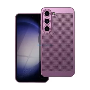 Műanyag telefonvédő (légáteresztő, lyukacsos, kameravédő) LILA Samsung Galaxy S25 Edge (SM-S937)