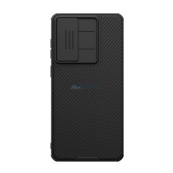   NILLKIN CAMSHIELD PRO szilikon telefonvédő (ütésállóság, kameravédő, csíkos) FEKETE Samsung Galaxy S25 Edge (SM-S937)