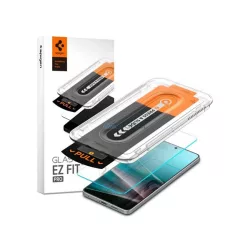   SPIGEN EZ FIT képernyővédő üveg (2.5D, betekintés védelem, 0.2mm, 9H + segédkeret) ÁTLÁTSZÓ Samsung Galaxy S25 Edge (SM-S937)