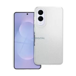   Szilikon telefonvédő (műanyag belső, csillogó hátlap) EZÜST Samsung Galaxy S25 Edge (SM-S937)