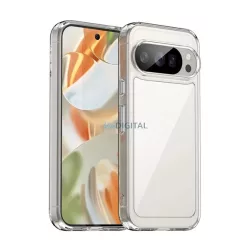   Szilikon telefonvédő (ütésállóság, átlátszó hátlap) ÁTLÁTSZÓ Google Pixel 10 Pro, Pixel 10