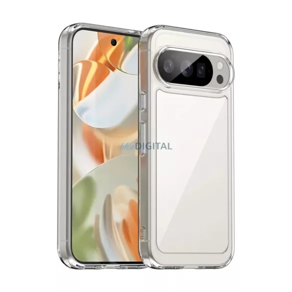 Szilikon telefonvédő (ütésállóság, átlátszó hátlap) ÁTLÁTSZÓ Google Pixel 10 Pro, Pixel 10