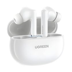   UGREEN HITUNE T6 WS200 bluetooth fülhallgató SZTEREO (v5.3, TWS, mikrofon, aktív zajszűrő, IPX5 + töltőtok) FEHÉR