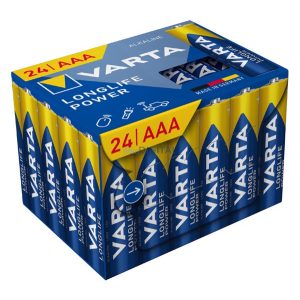 VARTA LONGLIFE POWER tartós elem (AAA, LR03, 1.5V, alkáli) 24db/csomag