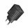 HOCO N55 hálózati töltő 2 USB+2 Type-C aljzat (20W, GaN, PD gyorstöltő 3.0) FEKETE