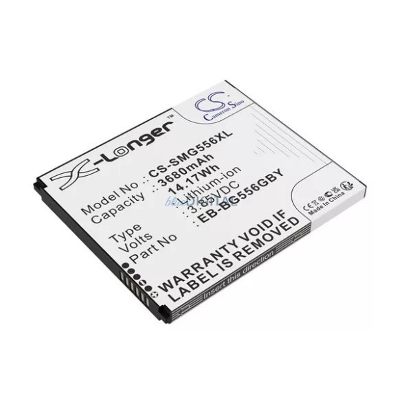 CAMERON SINO Li-Ion akku (3.85V / 3680mAh, Samsung EB-BG556GBY kompatibilis) FEKETE Samsung Galaxy Xcover 7 (SM-G556)