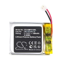   CAMERON SINO Li-Polymer akku (3.7V / 150mAh, Garmin 361-00096-00 kompatibilis) FEKETE Garmin Fenix 5S, Fenix 5S Plus